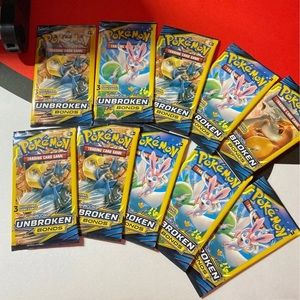 1 Pokemon Unbroken bonds 3 card pack